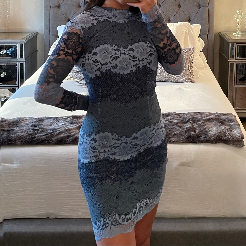 Blue Lace Dress
